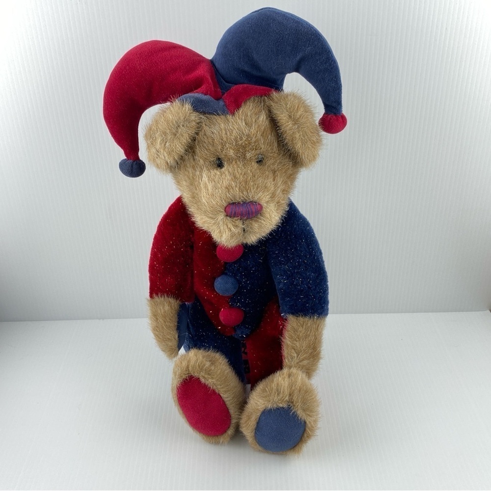 Vintage Boyds Court Jester Joker Teddy Bear Mr. McFarkle Bean Bag Plush